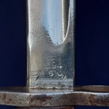 British WW2 Naval Contract Lanchester SMG Bayonet 10